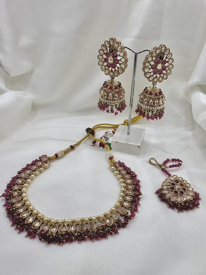 Vishali Stone Choker Set