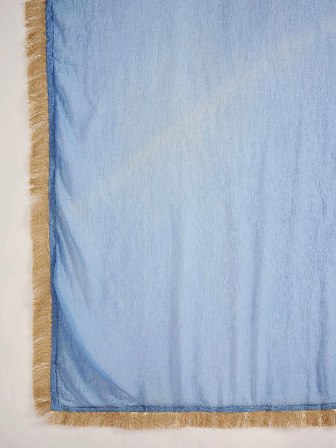 Sleeveless Kurta Set - Blue & Gold