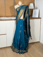 Soft Silk Saree - Teal