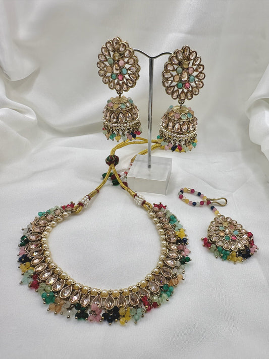 Vishali Stone Choker Set