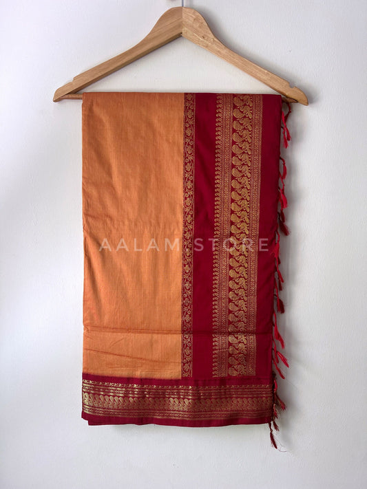 Madurai Silk Cotton - Sandalwood&Kumkum