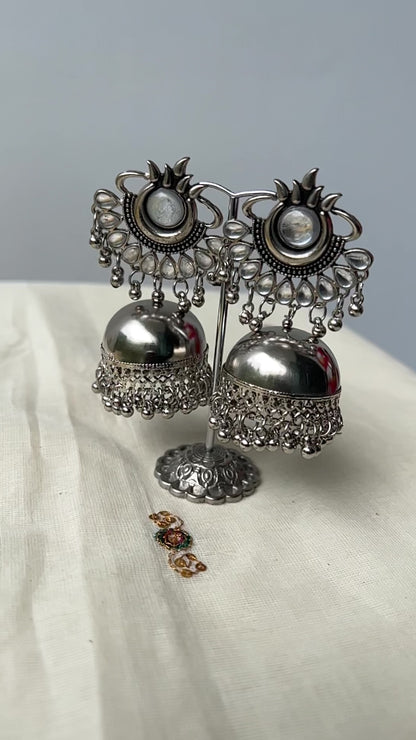 Dhakshi Oxidised Earring