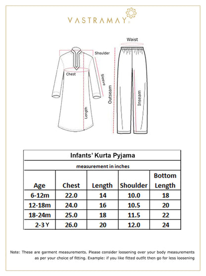 Pure Cotton Kurta Pyjama Set - Blue&White