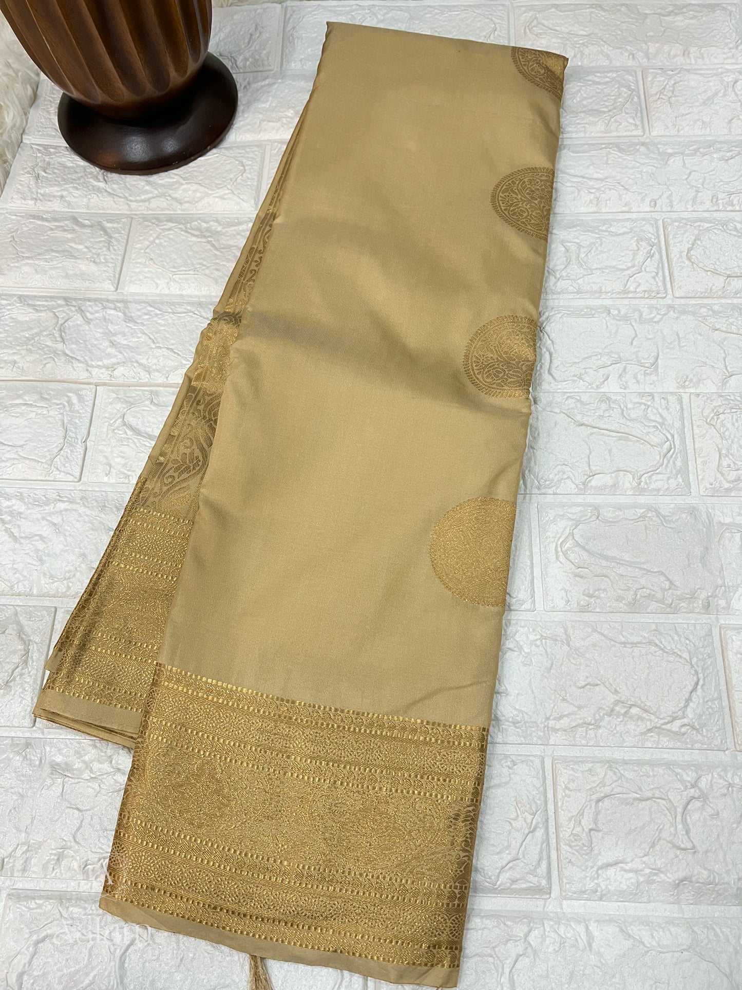 Soft Silk Saree - Gold