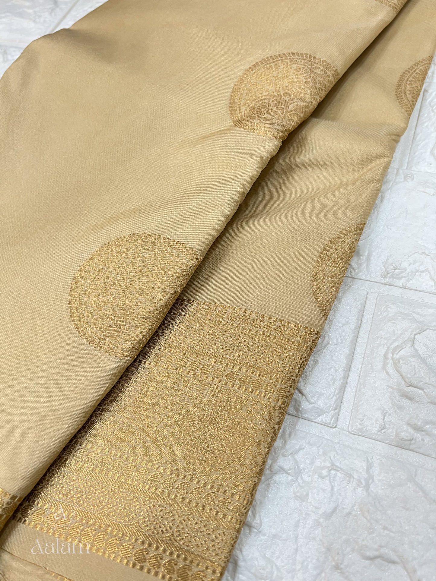 Soft Silk Saree - Gold