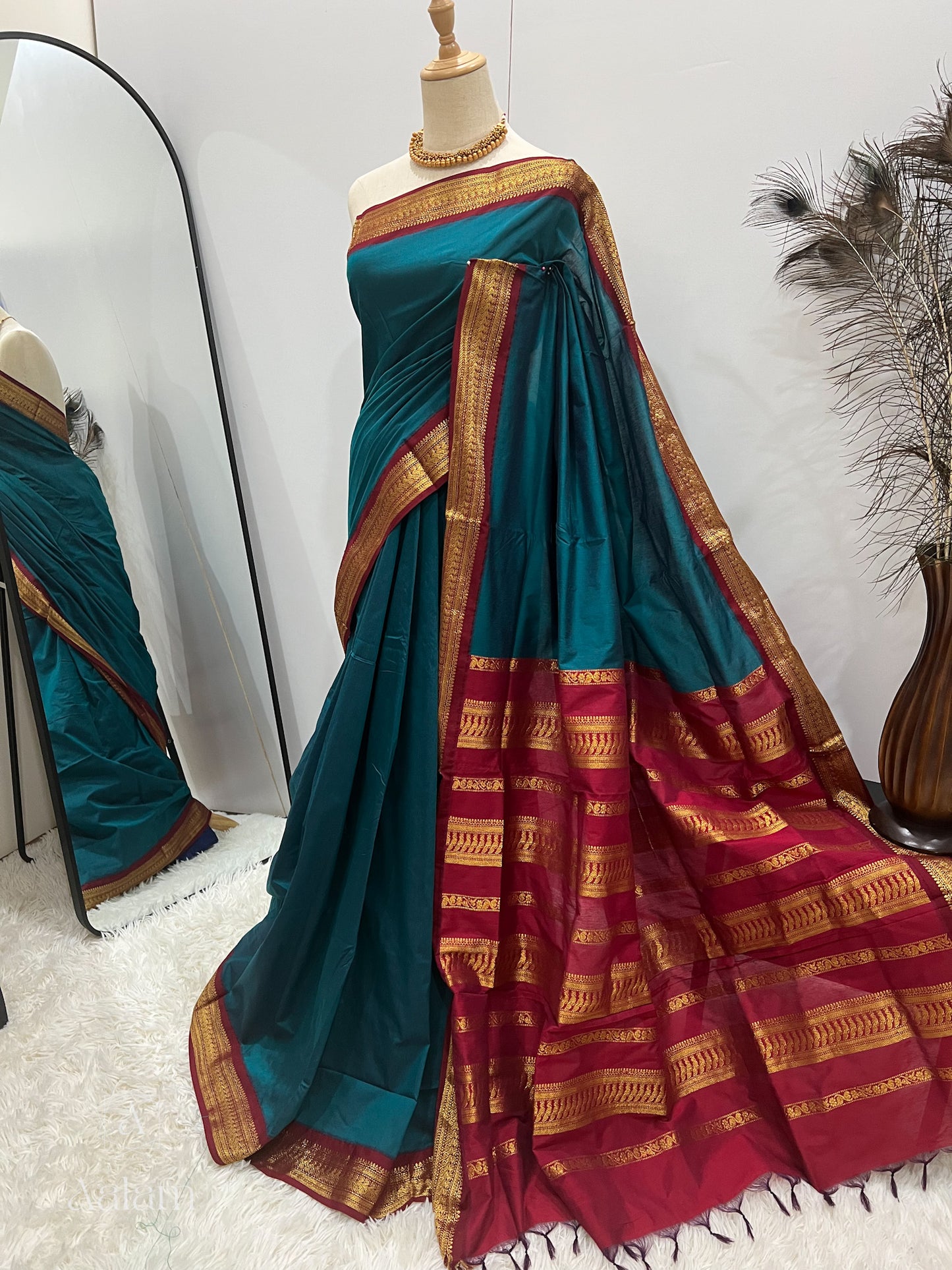 Madurai Silk Cotton - RamarPaachi&Kumkum