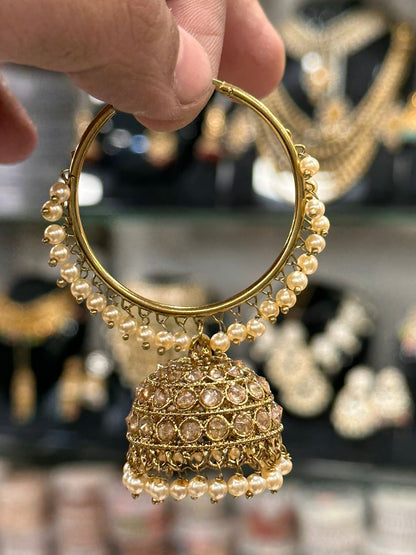 Hoop Jhumkas