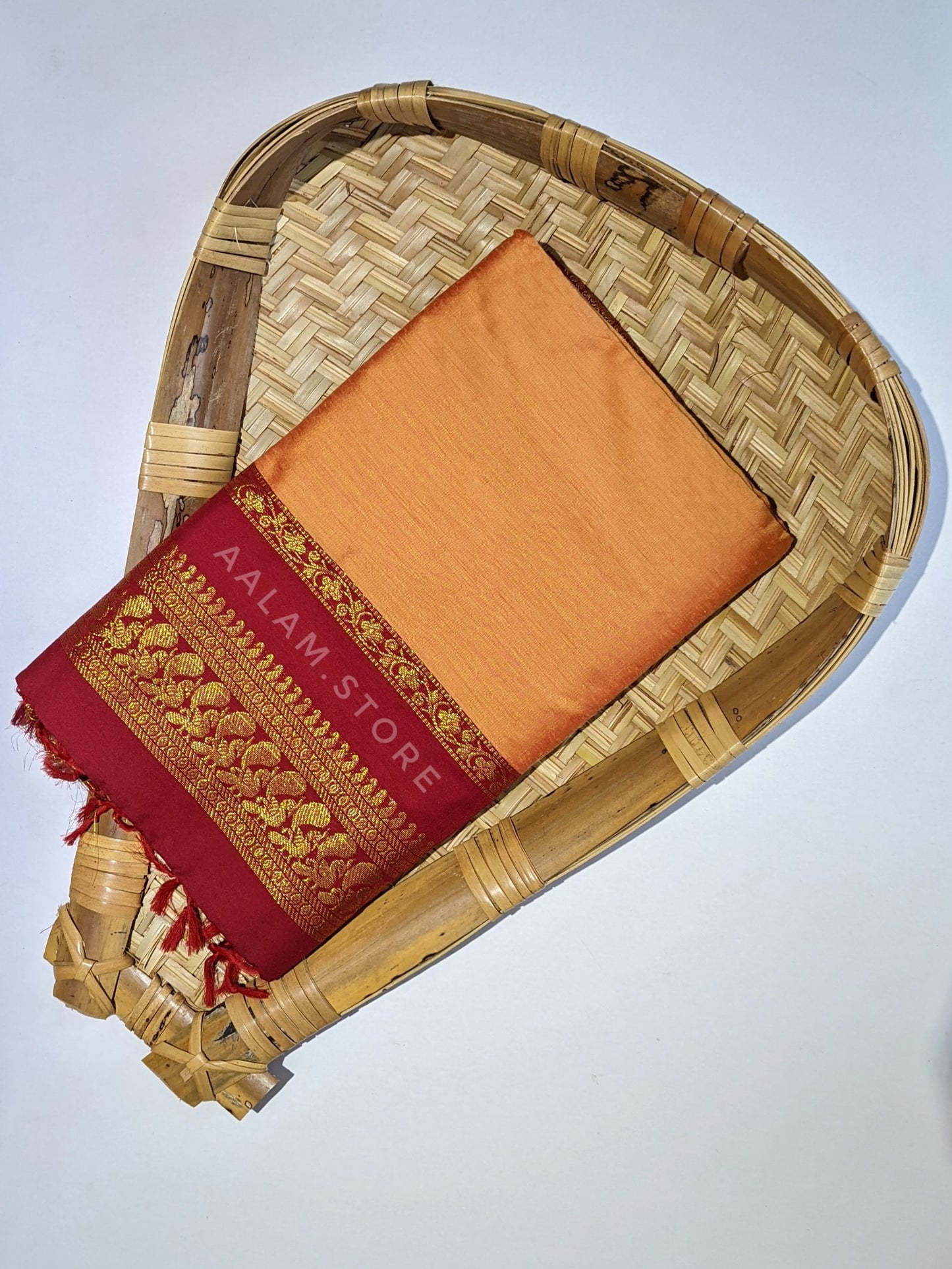 Madurai Silk Cotton - Sandalwood&Kumkum